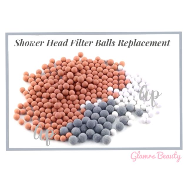 Shower Head 3 Types Filter Stone Replacement Negative Ion Mineral Balls