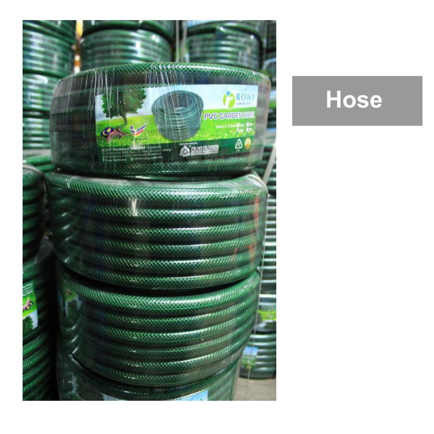 30 Meter Getah Paip Berjaring PVC Water Pipe Reinforce Water Hose