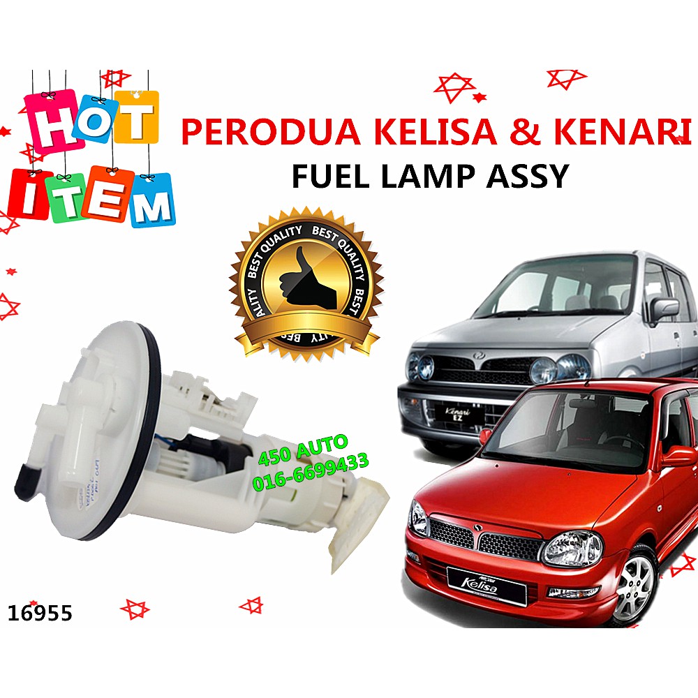 PERODUA KELISA & KENARI L7 L9 FUEL PUMP PAM PETROL ASSEMBLY 汽油泵 Shopee Malaysia