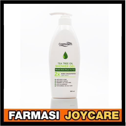 Cosmoderm Tea Tree Oil Shower Gel 500ml (EXP April 2024) Shopee Malaysia