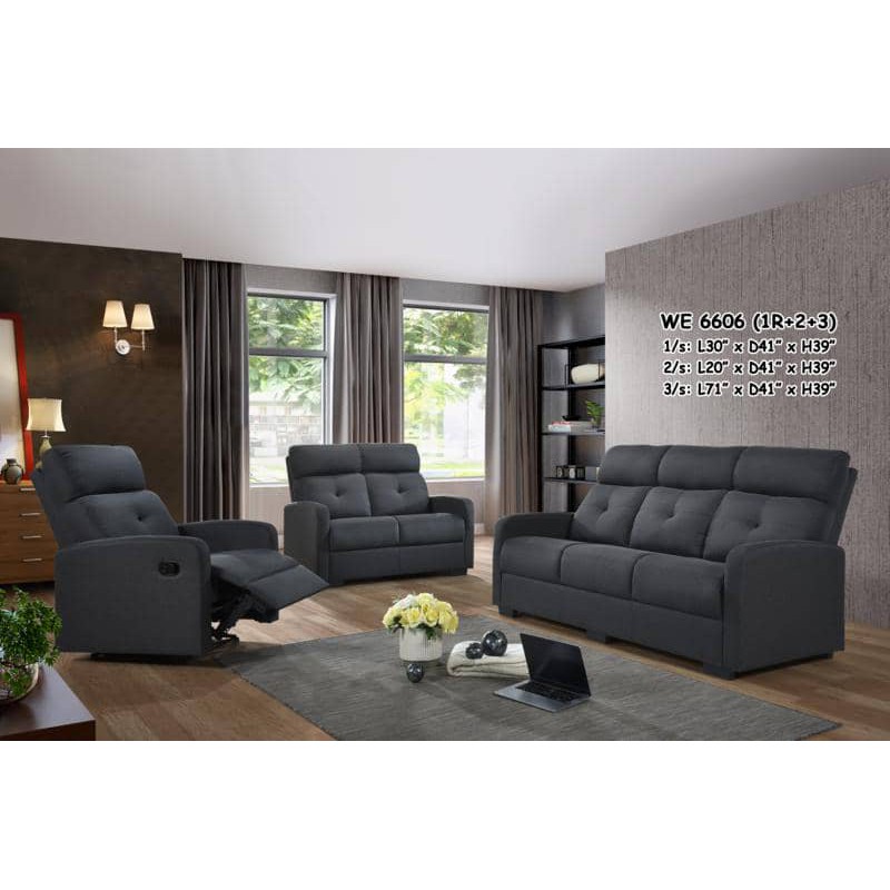 WX PREMIUM RECLINER SOFA SET ( Water Repellent Fabric ) Shopee Malaysia