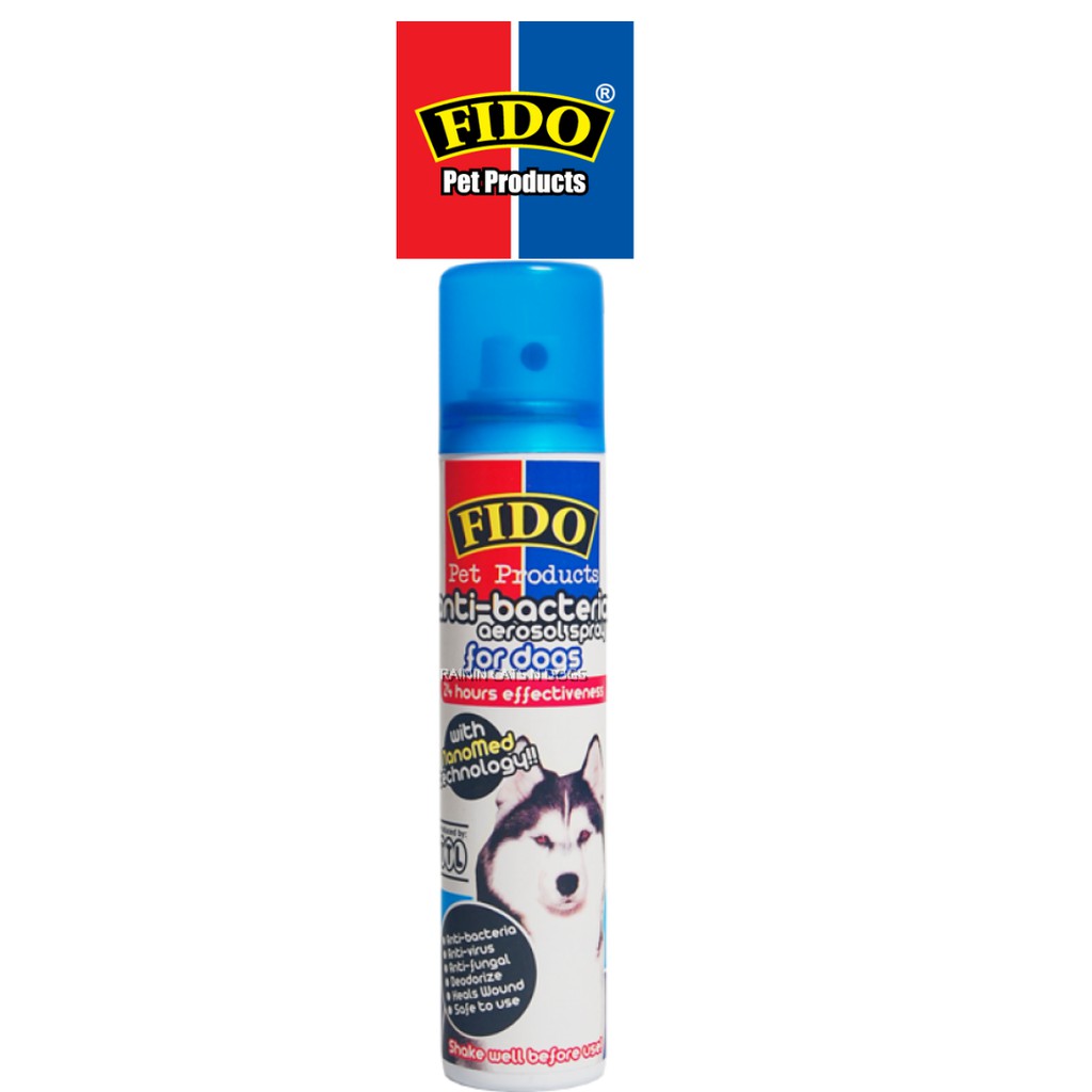 Fido antibacteria aerosol spray for dogs 100ml Shopee Malaysia