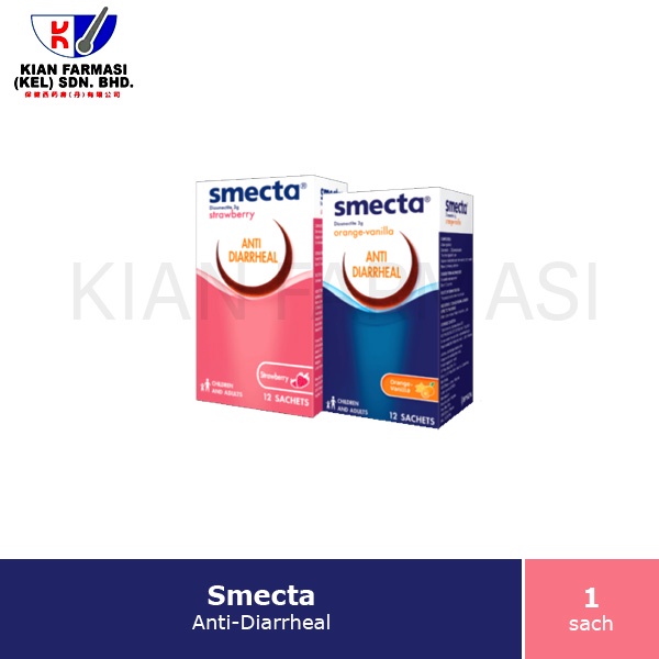 Smecta AntiDiarrhea 1x3g (1 sachet) Shopee Malaysia