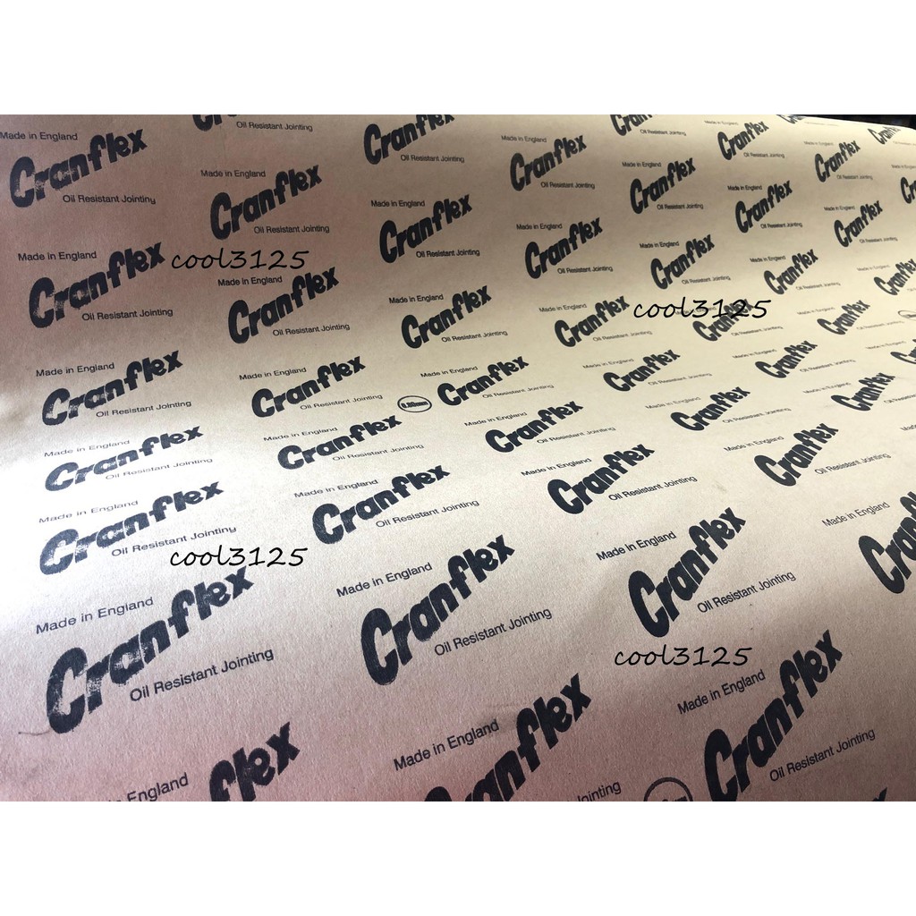 CRANFLEX GASKET PAPER MADE IN ENGLAND OIL RESISTANT GASKET SHEET