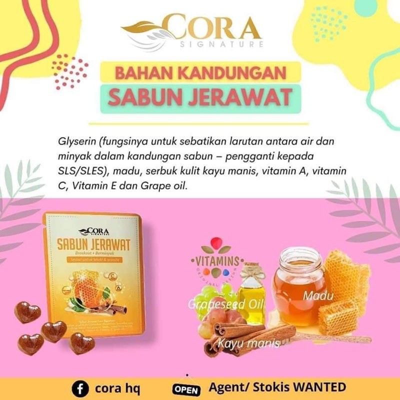 Cora Signature rawat wajah breakout Shopee Malaysia