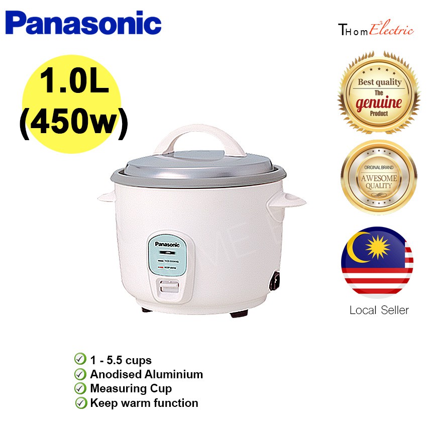 Panasonic 1.0L Rice Cooker SRE10A (15cups) Shopee Malaysia