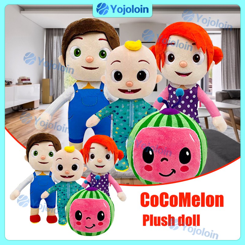 🔥Ready doll Plush Music Toy JJ Brother Sister Melon