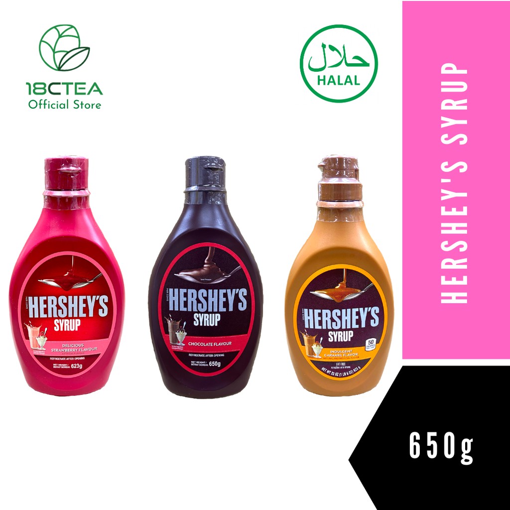 Hershey's Flavored Syrups ( Chocolate, Strawberry, Caramel ) 623ml