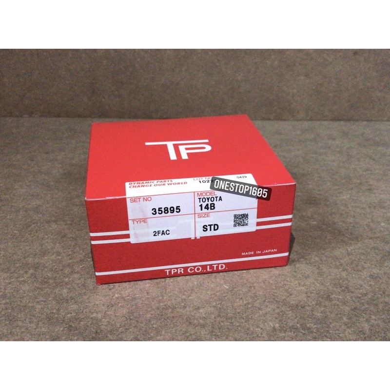 TOYOTA 14B STD STANDARD SIZE JAPAN TP/ RIK PISTON RING SET Shopee