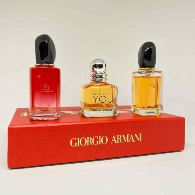 Armani 3in1 Mini Perfume Set Shopee Malaysia