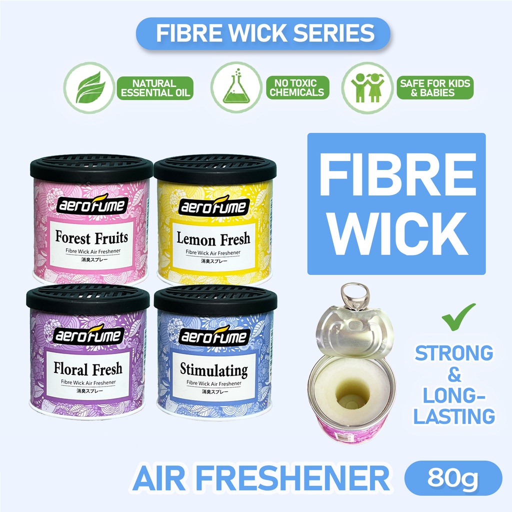 Aerofume Fibre Wick Air Freshener 80g Fragrance Car Perfume Viral