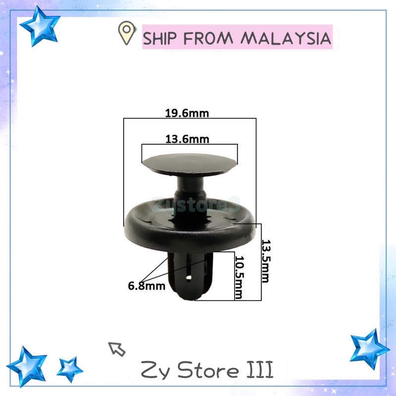 1pcs Toyota Bumper clip toyota altis camry vios grille clip Shopee