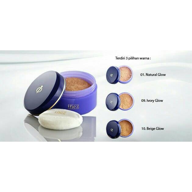 Original Inez Face Powder Loose Powder Color Contour Plus Shopee Malaysia