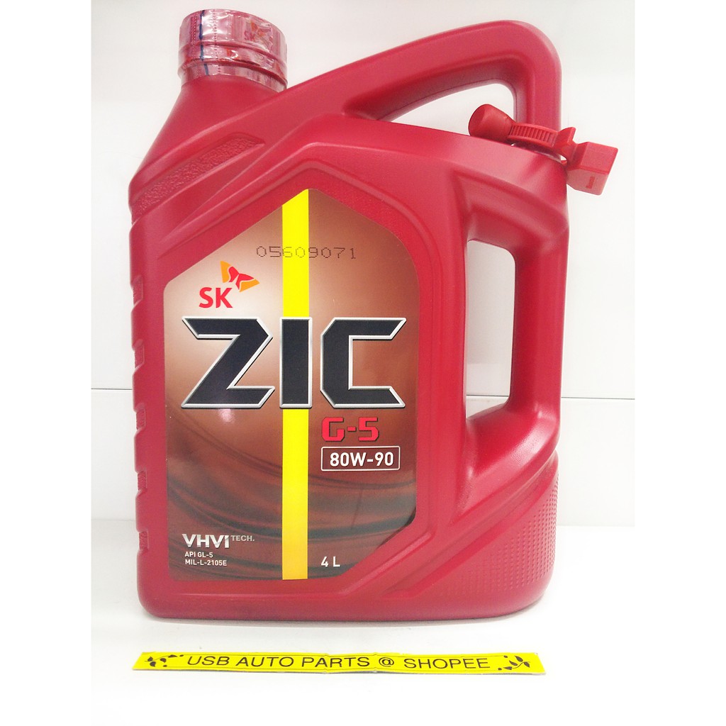 SK ZIC 80W90 G5 GL5 Manual Transmission Gear Oil GL5 Shopee Malaysia