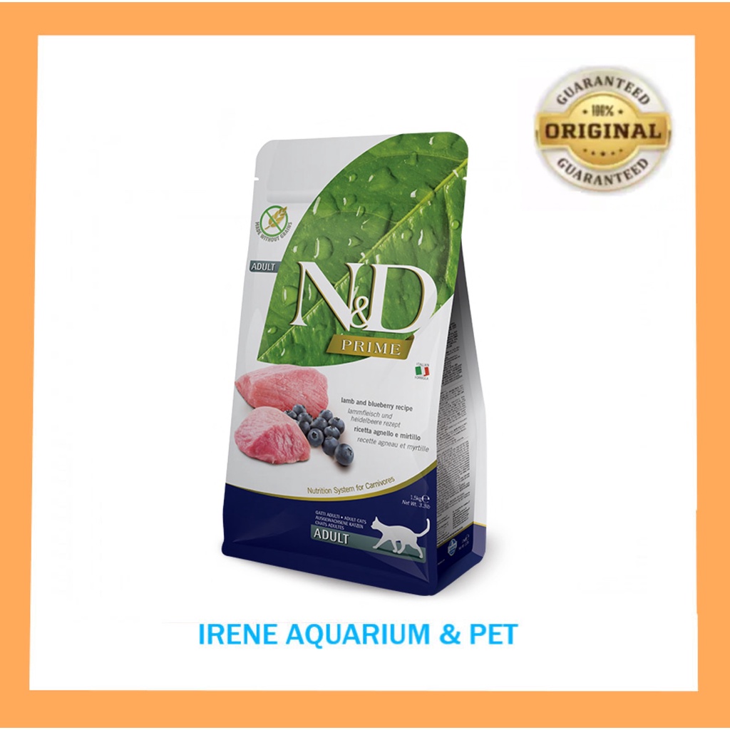 Farmina N&D Lamb & Blueberry Cat Food 1.5kg Shopee Malaysia