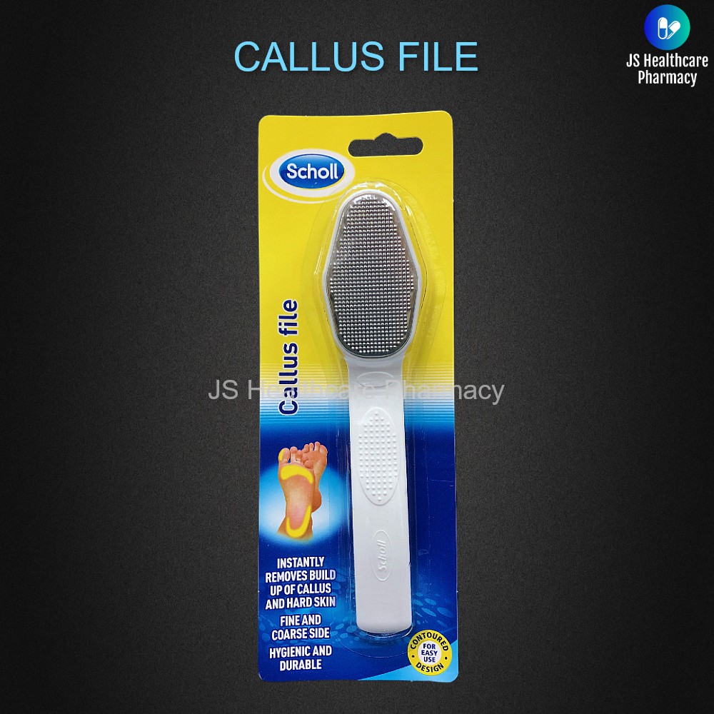 Scholl Callus File (Contoured Design For Easy Use) Shopee Malaysia