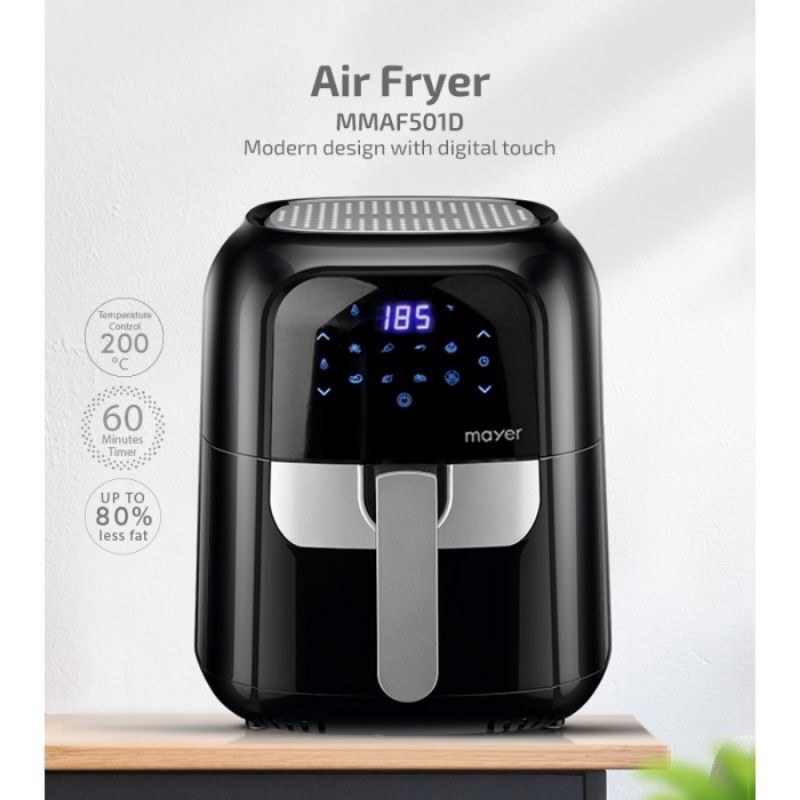 Mayer 5.5L Air Fryer MMAF501D Shopee Malaysia