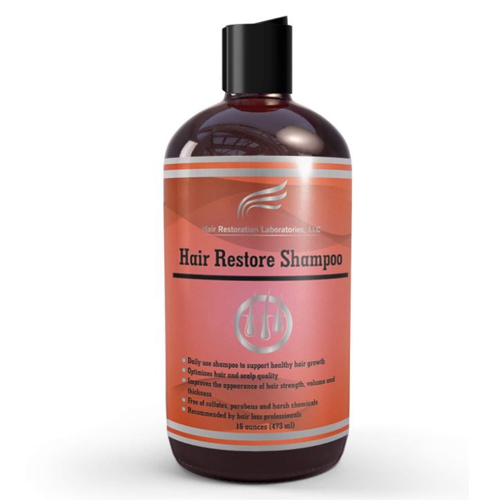 Hair Restoration Laboratories Hair Restore Shampoo, DHT Blocker to Prevent Hair Loss, Sulfate
