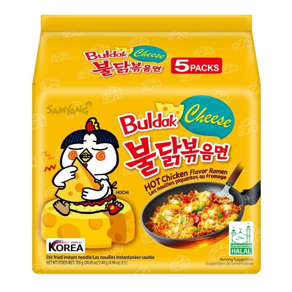 Samyang Buldak Cheese Hot Chicken Flavor Ramen Instant Noodle [ Made In