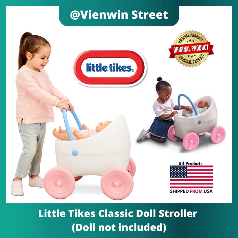 Little Tikes Classic Doll Buggy / Stroller Baby Push Car Pretend Play