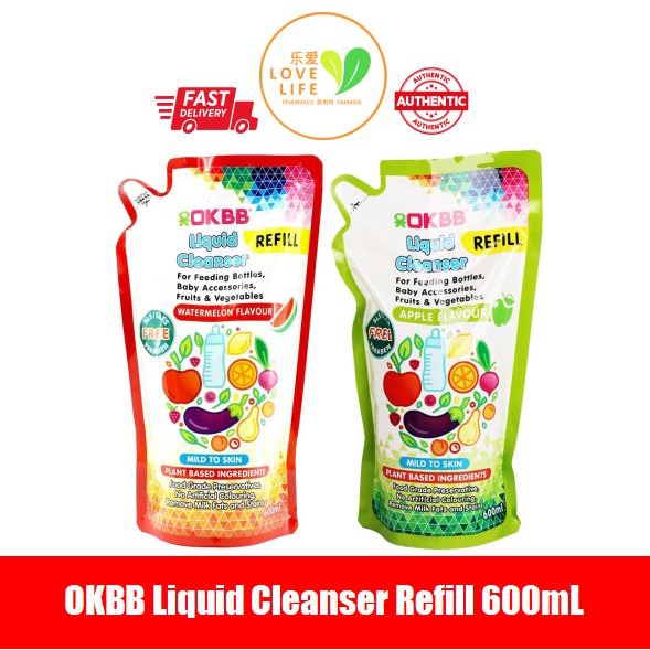 OKBB Liquid Cleanser Refill 600mL Shopee Malaysia