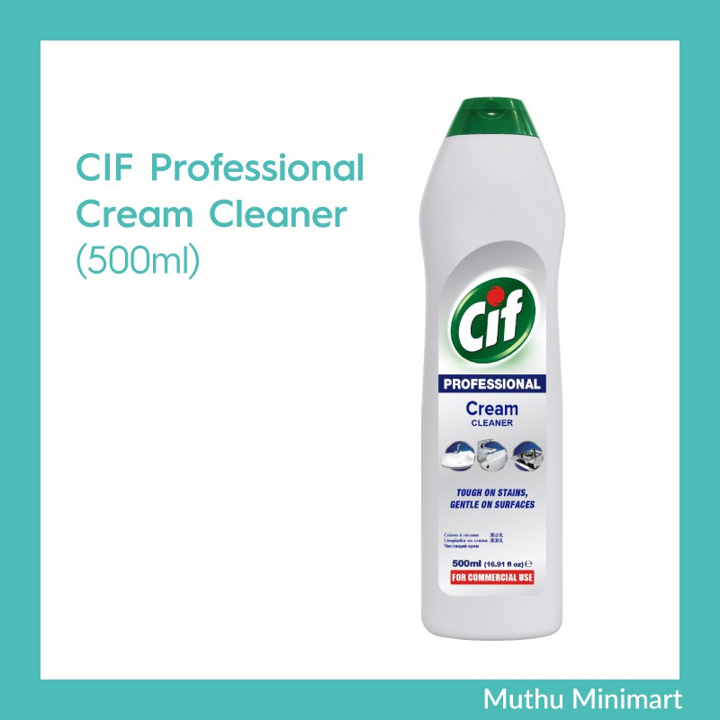 CIF Professional Cream Cleaner Toilet Kitchen (500ml) Pembersih