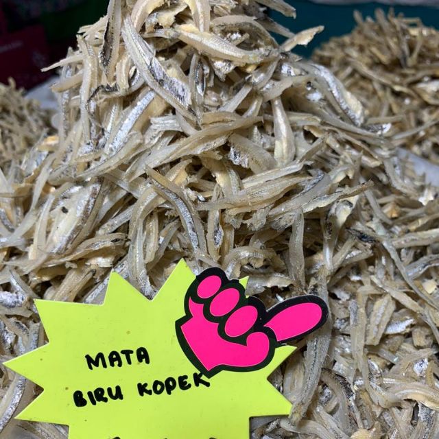 Ikan Bilis Mata Biru Kopek Sabah GRED A+++ Shopee Malaysia