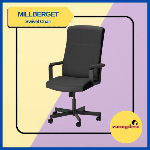 MILLBERGET KERUSI PEJABAT BERODA & BOLEH LARAS ADJUSTABLE SWIVEL