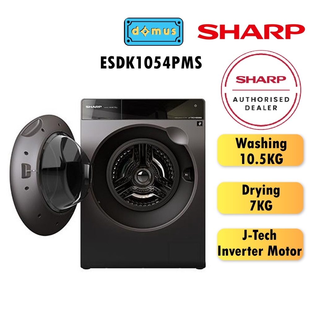 Sharp Front Load Washing Machine (10.5kg/7kg) ESDK1054PMS Shopee Malaysia