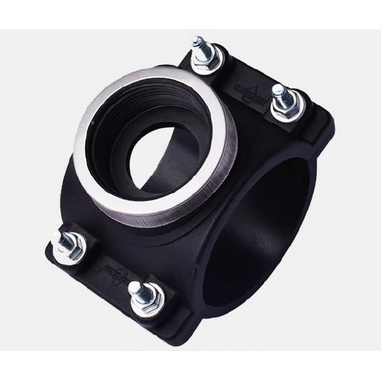 HDPE FITTINGS Poly Clamp Saddle, PP Poly Water Connection Fitting 5