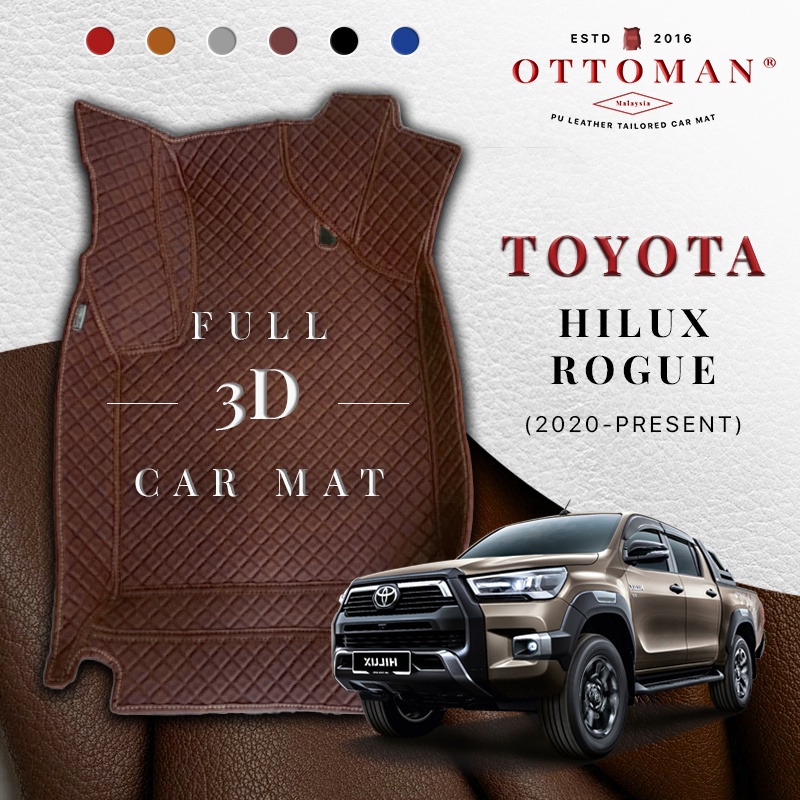 Ottoman Car Mat Toyota Hilux (2020Present) Shopee Malaysia