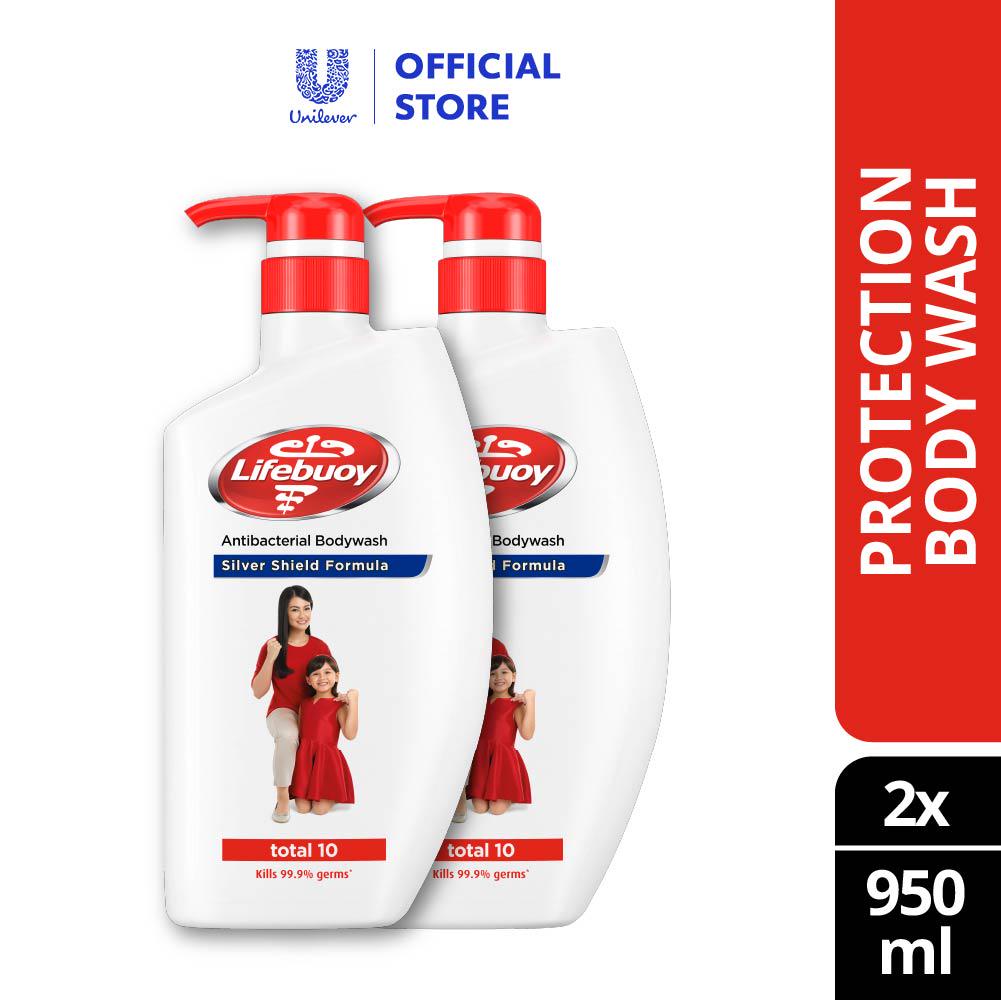 Lifebuoy Antibacterial Shower Gel Total 10 950ml X 2 Shopee Malaysia