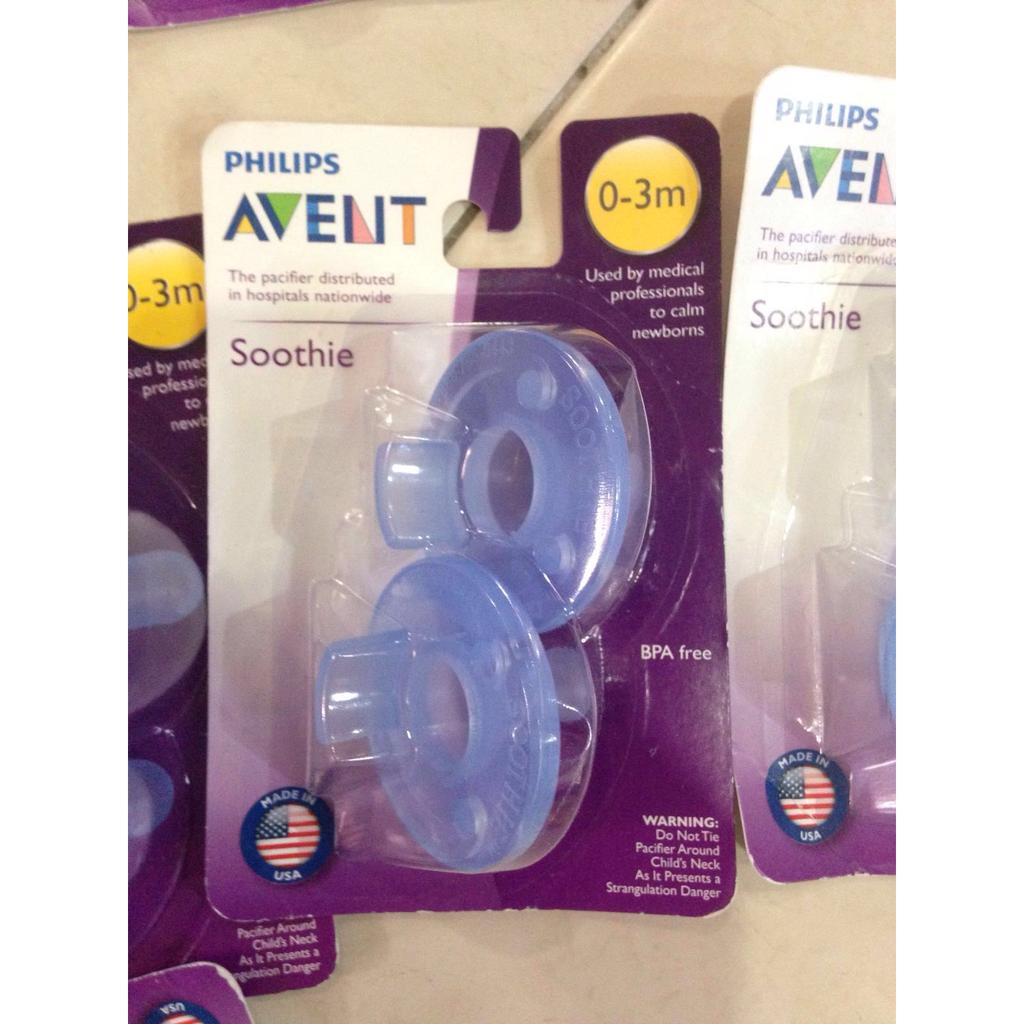 Philips Avent Soothie Pacifier, Blue, 03 Months, 2 Count Shopee Malaysia