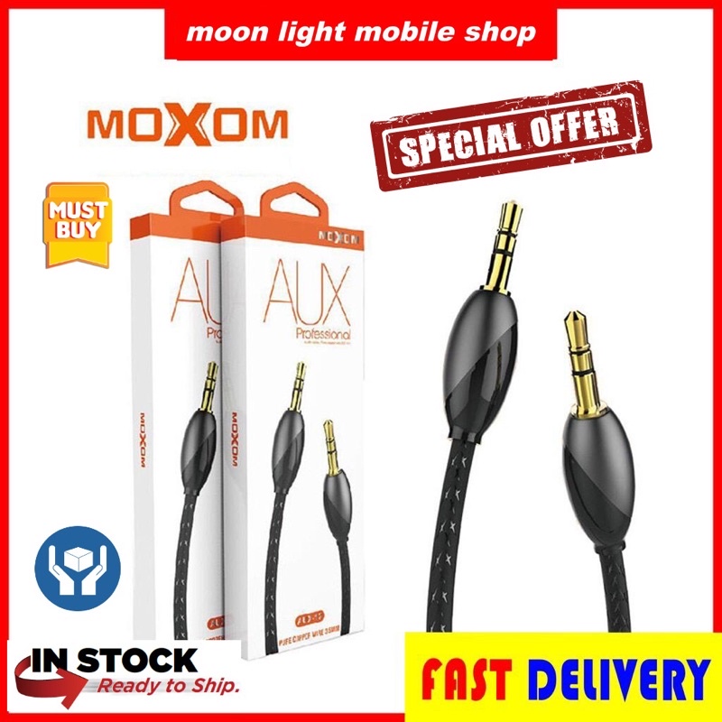 MOXOM USB AUX Cable 3.5mm Audio Jack Cable AUX12 Professional Cable