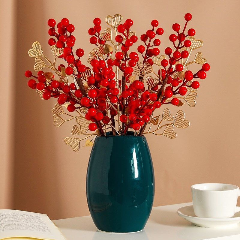 2023 Chinese New Year Artificial Flowers CNY Fortune Fruit Flowers