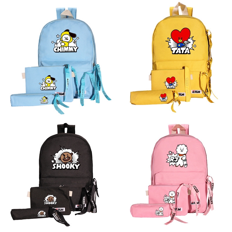 3Pcs BTS Backpack Tas Serut Belakang Backpack JUNGKOOK
