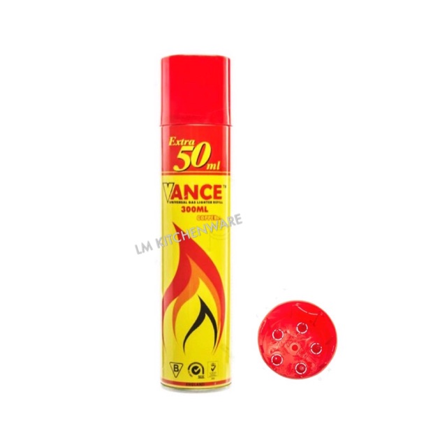 VANCE UNIVERSAL GAS LIGHTER REFILL 300ml+FREE 50ml Shopee Malaysia