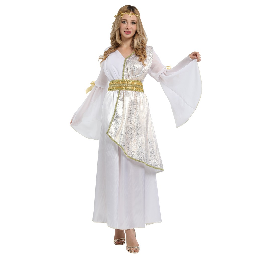 Greece Princess Costume Dress Athena Goddess Cosplay clothing Adult