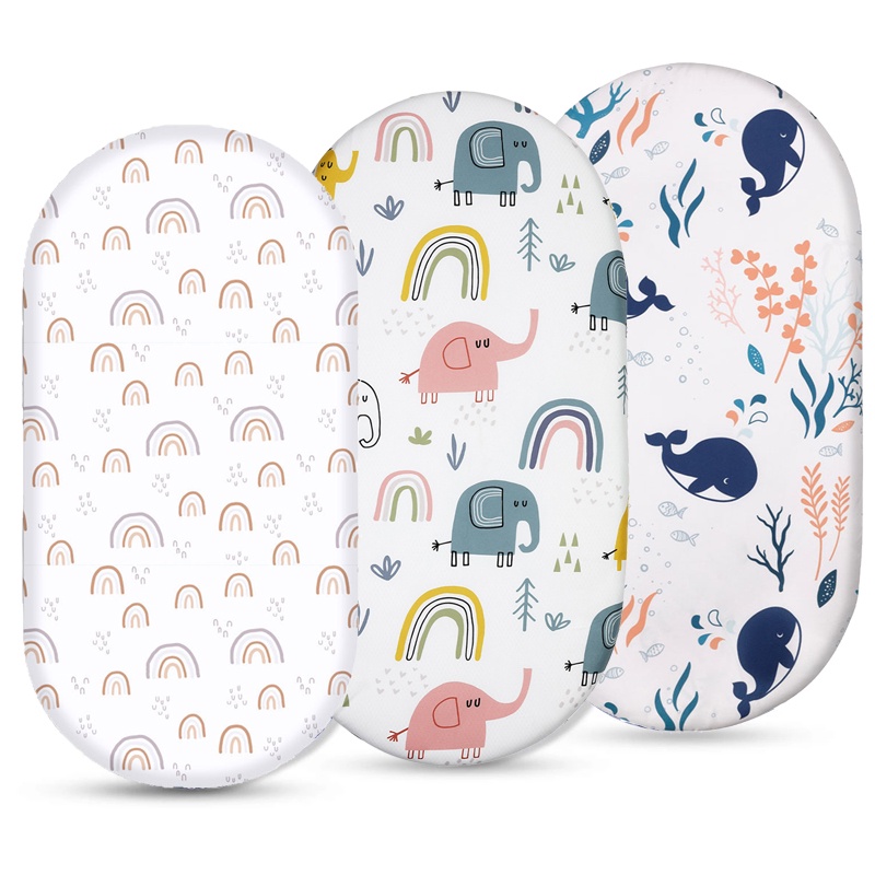 Sheets Set for Baby Boy & Girl,Super Soft Breathable Halo Fitted Sheets