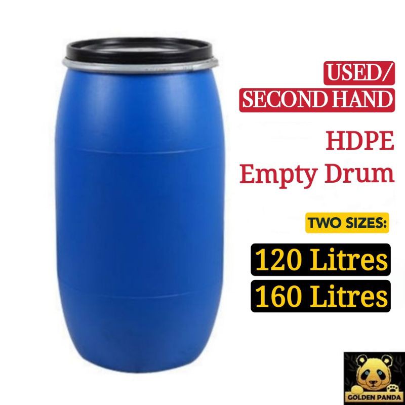[USED/ SECOND HAND] HDPE Empty Drum/ Chemical Plastic Barrel/ Pails