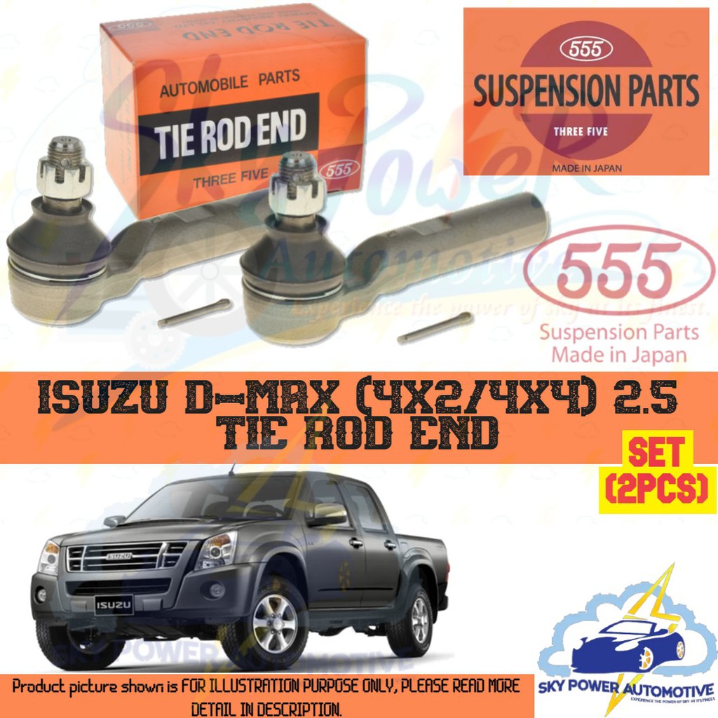 ISUZU DMAX (DMAX) (4X2/4X4) 2.5/3.0 555 JAPAN BRAND STEERING TIE ROD