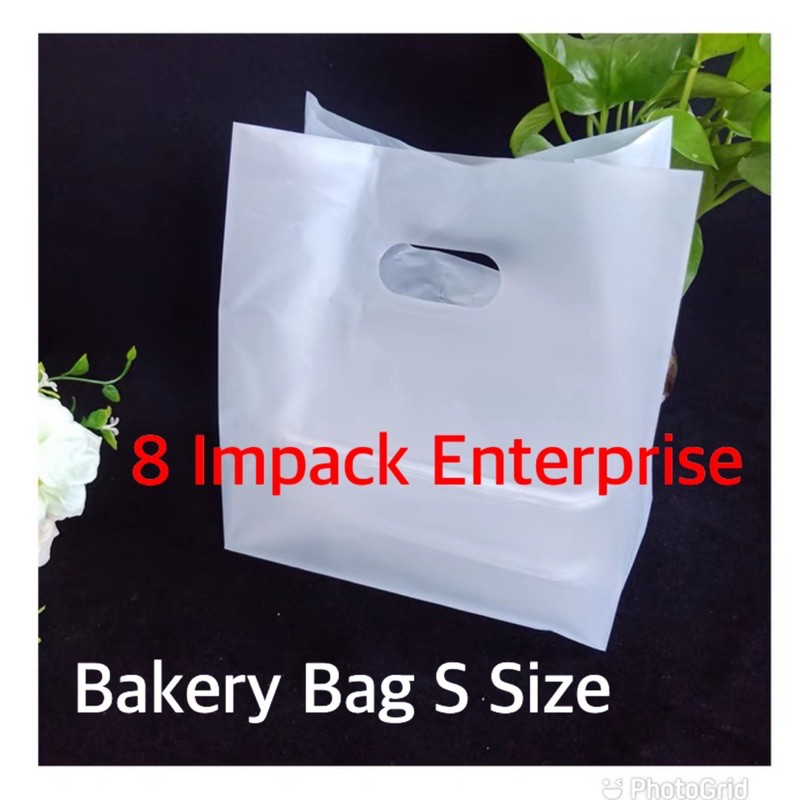Bakery Plastic Bag Transparent S Size For Box (Lenght)20cm x (Width