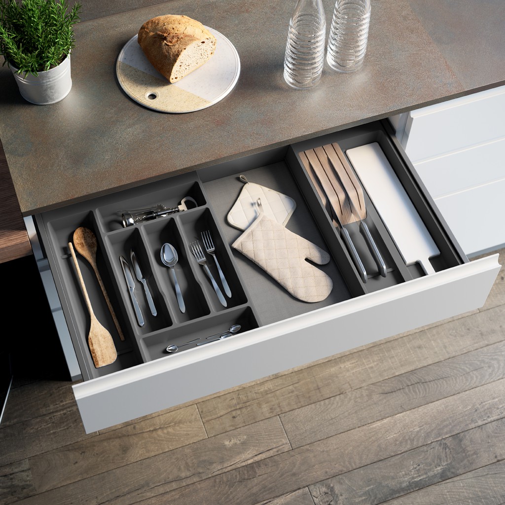 DRAWER ORGANIZER CUTLERY TRAY / 6 SECTIONS CUTLERY TRAY / CUTLERY TRAY