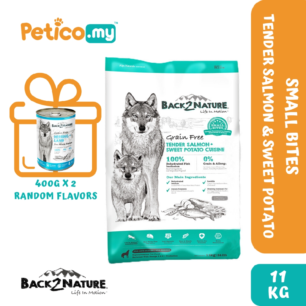 Back2Nature GrainFree Tender Salmon & Sweet Potato Small