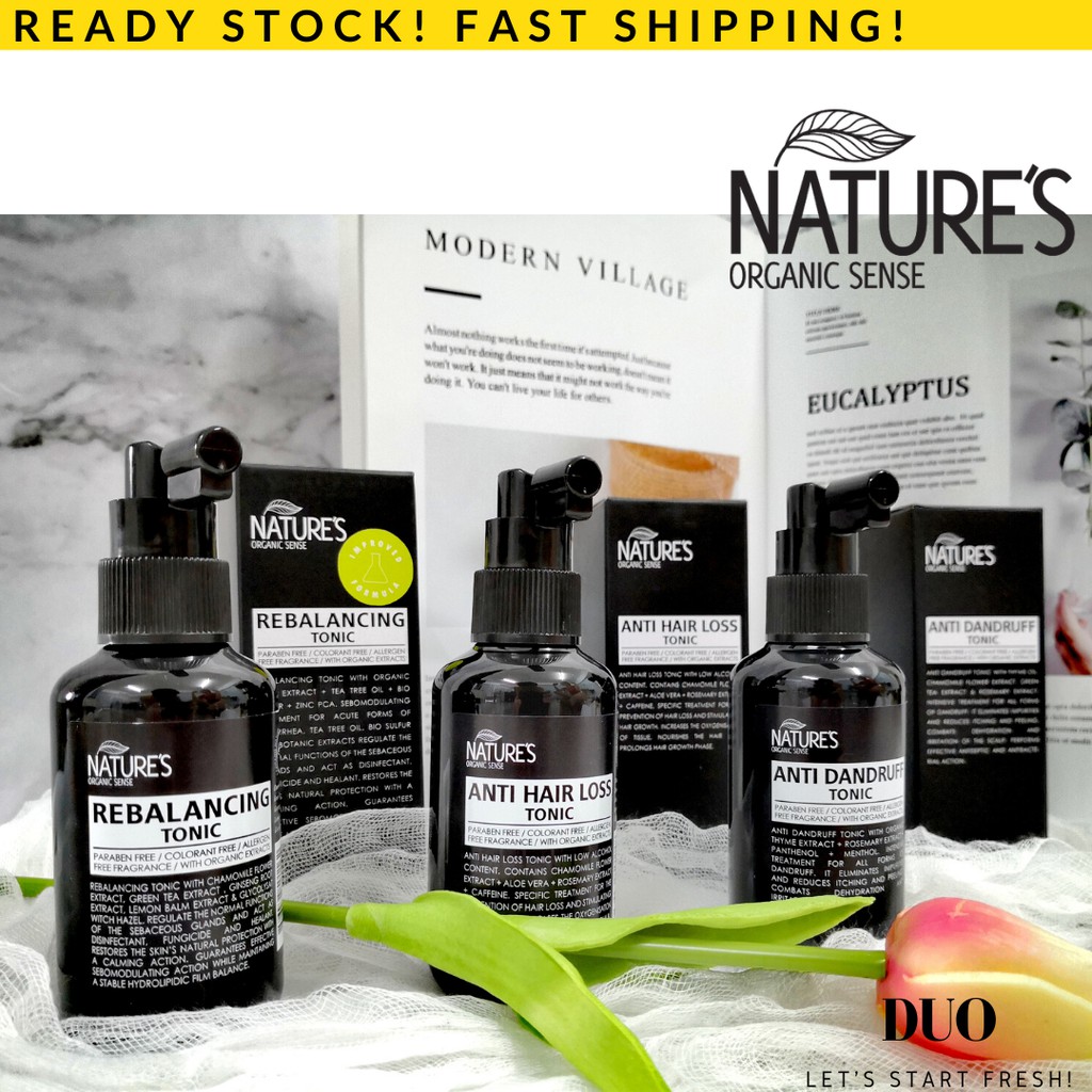 Nature's Organic Sense Hair Tonic 100ml Shopee Malaysia