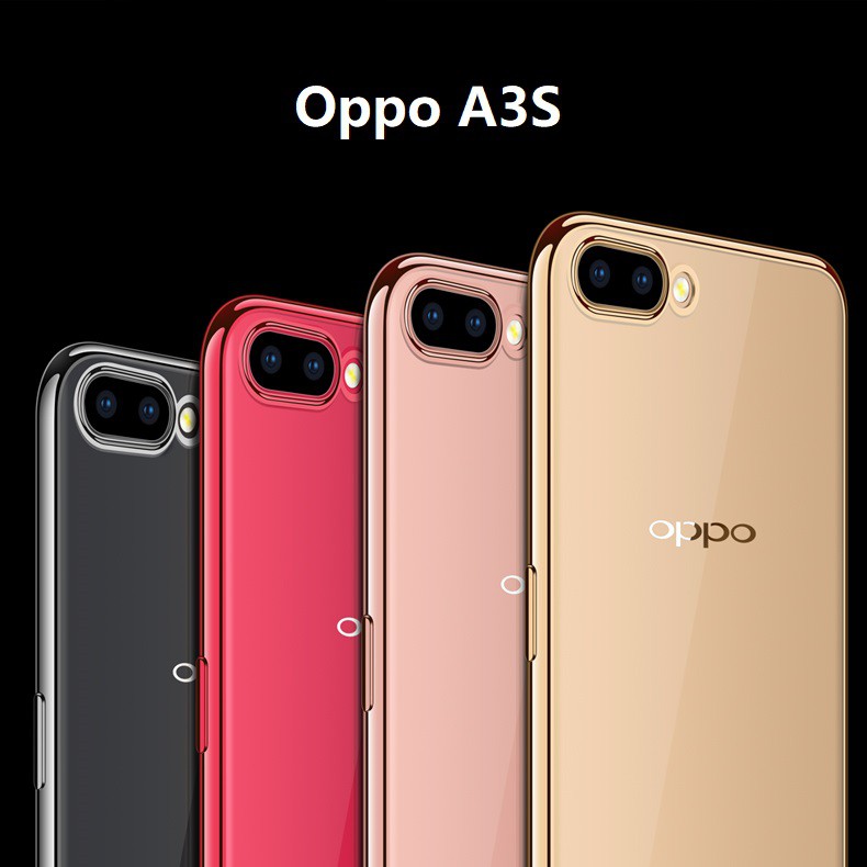 Oppo A3S Gold Plated Phone Case Casing Cover Shopee Malaysia