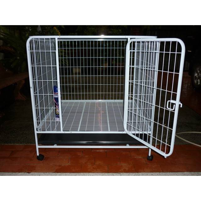 Dog Cage Sangkar Anjing untuk Medium Size Dog..Color Putih Shopee
