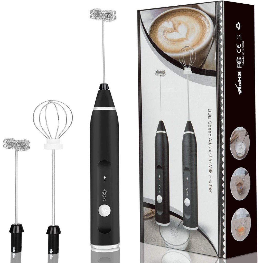 USB Speed Adjustable Milk Frother / 3 Speed / Rachargeable / Handheld
