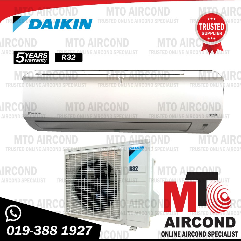 [MTO] DAIKIN NON INVERTER 1HP Air Conditional 1.0HP AIRCOND FTV28PB