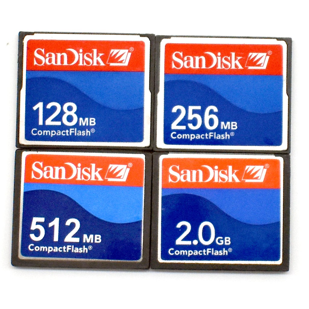 SanDisk 64MB 128MB 256MB 512MB 1GB 2GB CompactFlash CF Memory Card